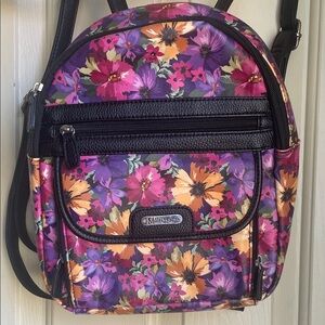 Vibrant Floral Women's Backpack by Multisac